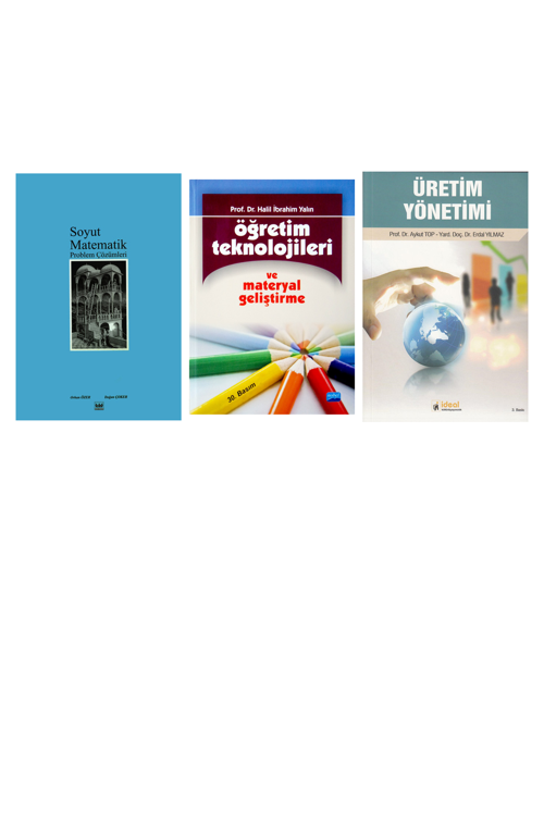 Soyut Matematik Problem Çözümleri... +2 Adet Eğitim Kitabı