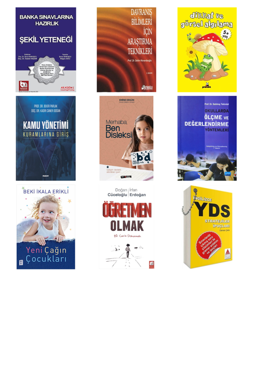 Banka Sınavlarına Hazırlık - Şekil Yeteneği... +8 Adet Eğitim Kitabı
