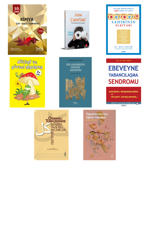 10. Sınıf Kimya Çek - Kopar Fasikülleri 4 Eta... +7 Adet Eğitim Kitabı