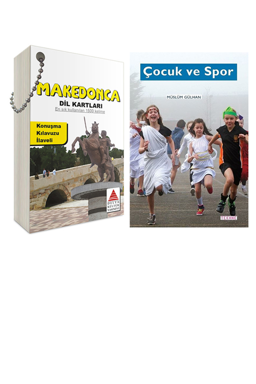 Makedonca Dil Kartları... +1 Adet Eğitim Kitabı