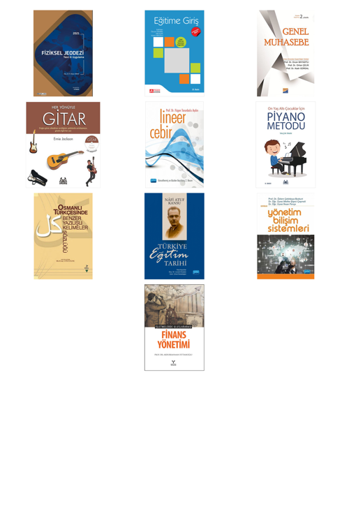 2021 Fiziksel Jeodezi... +9 Adet Eğitim Kitabı