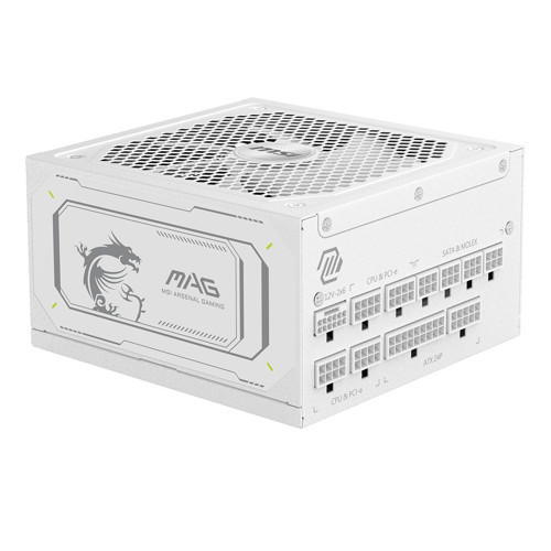 MAG A1000GL PCIE5 / WHITE 1000W 80+ Gold Full Modüler 135mm Fanlı Güç Kaynağı