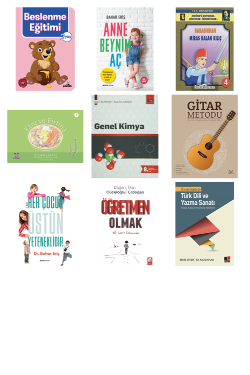 2 Yaş Beslenme Eğitimi... +8 Adet Eğitim Kitabı
