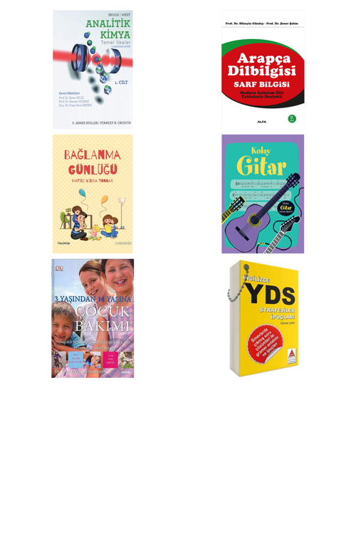Analitik Kimya Temel İlkeler Ders Kitabı Cilt... +5 Adet Eğitim Kitabı