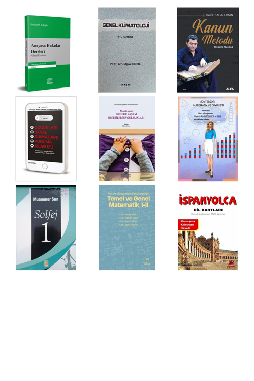 Anayasa Hukuku Dersleri... +8 Adet Eğitim Kitabı
