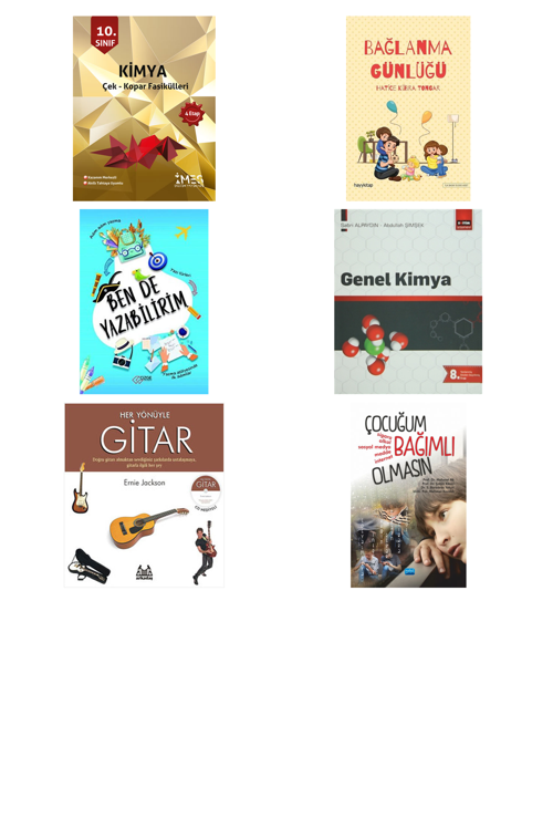 10. Sınıf Kimya Çek - Kopar Fasikülleri 4 Eta... +5 Adet Eğitim Kitabı