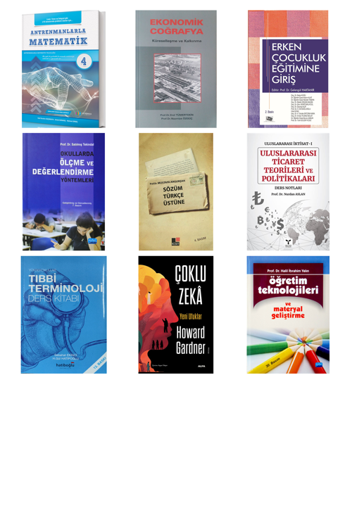 Antrenmanlarla Matematik-4... +8 Adet Eğitim Kitabı