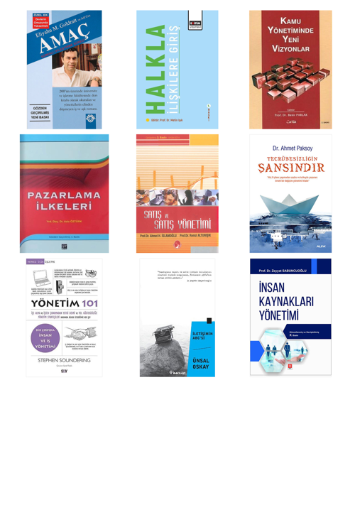 Amaç... +8 Adet İş Dünyası Kitabı