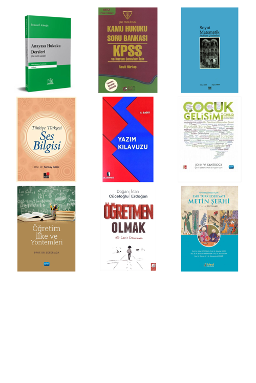 Anayasa Hukuku Dersleri... +8 Adet Eğitim Kitabı