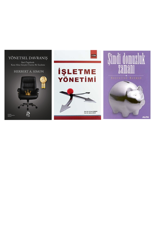 Yönetsel Davranış... +2 Adet İş Dünyası Kitabı