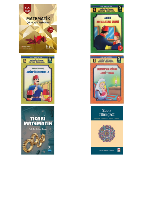 12. Sınıf Matematik Çek - Kopar Fasikülleri 4... +5 Adet Eğitim Kitabı