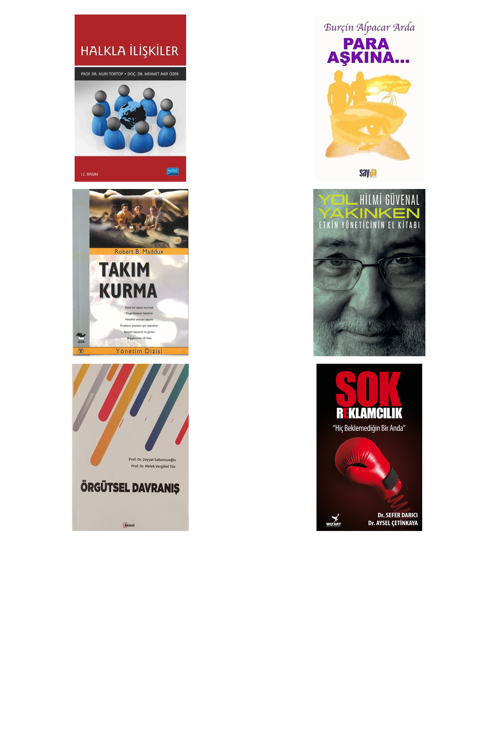 Halkla İlişkiler... +5 Adet İş Dünyası Kitabı