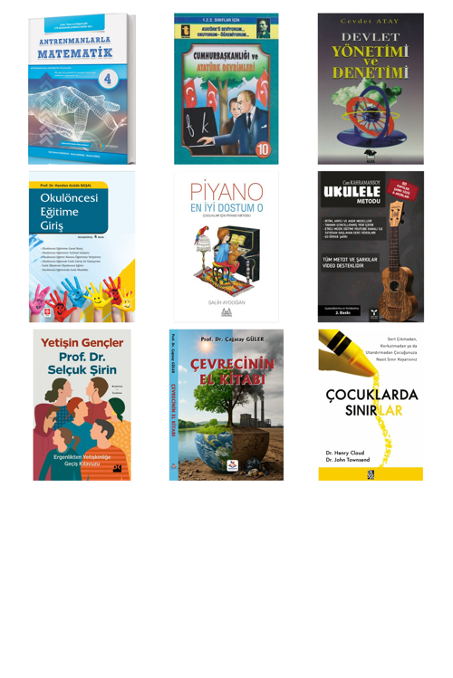 Antrenmanlarla Matematik-4... +8 Adet Eğitim Kitabı