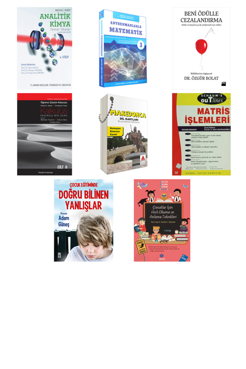 Analitik Kimya Temel İlkeler Ders Kitabı Cilt... +7 Adet Eğitim Kitabı