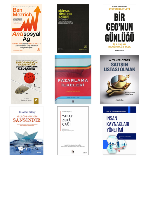 Antisosyal Ağ... +8 Adet İş Dünyası Kitabı