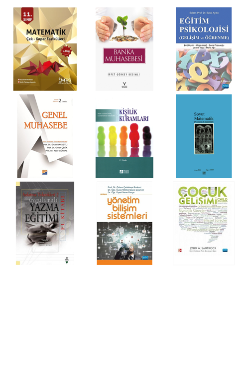 11. Sınıf Matematik Çek - Kopar Fasikülleri 4... +8 Adet Eğitim Kitabı
