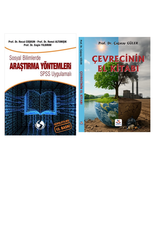 Sosyal Bilimlerde Araştırma Yöntemleri - Spss... +1 Adet Eğitim Kitabı