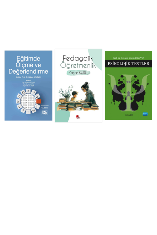 Eğitimde Ölçme Ve Değerlendirme... +2 Adet Eğitim Kitabı