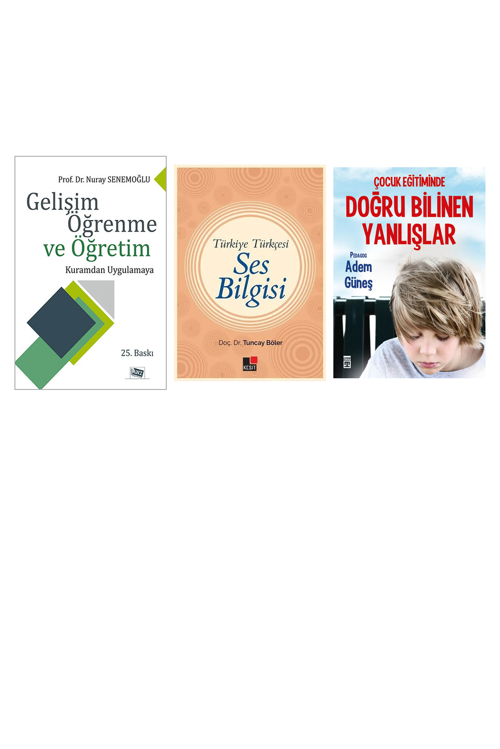 Gelişim Öğrenme Ve Öğretim... +2 Adet Eğitim Kitabı