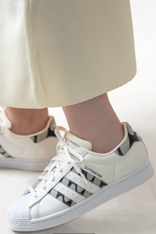 Superstar Marimekko W Kadın Sneaker Ayakkabı Krem