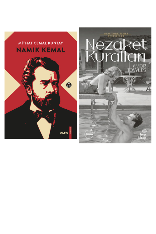 Namık Kemal (Ciltli)... +1 Adet Edebiyat Kitabı