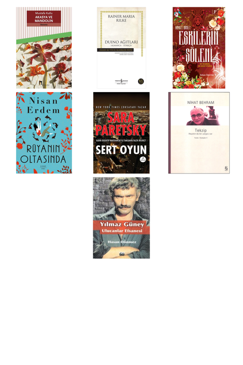 Akasya Ve Mandolin... +6 Adet Edebiyat Kitabı