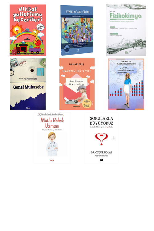 Dikkat Geliştirme Becerileri... +7 Adet Eğitim Kitabı