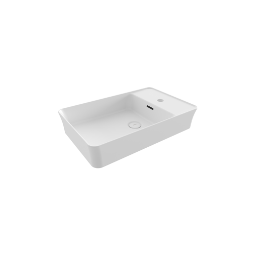 Sottile Slim Line Tezgah Üstü Lavabo 60 cm Beyaz - 1479-001-0126