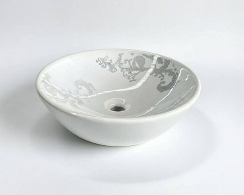 İsvea - Soluzione 45 cm Patrizia Dekorlu Lavabo - 10SZ66045