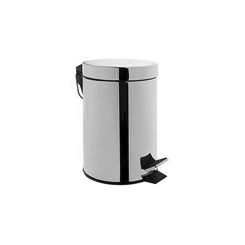 Krom Çöp Kovası Pedallı - 3054-0002