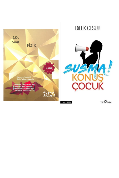 10.Sınıf 4 Etap Fizik Soru Bankası... +1 Adet Eğitim Kitabı