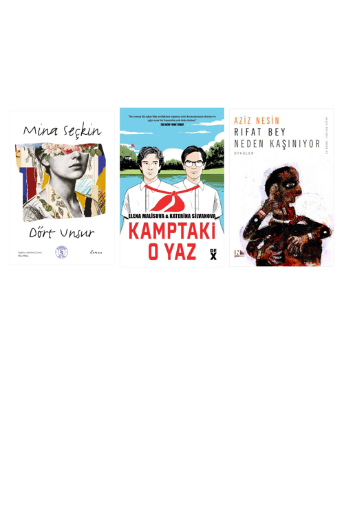 Dört Unsur... +2 Adet Edebiyat Kitabı
