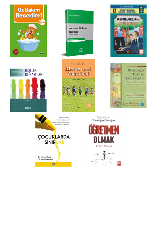 2 Yaş Öz Bakım Becerileri... +7 Adet Eğitim Kitabı