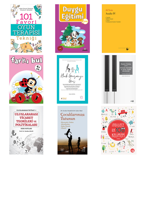 101 Favori Oyun Terapisi Tekniği... +8 Adet Eğitim Kitabı