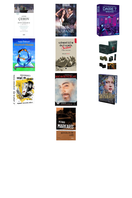Anton Çehov Bütün Eserleri 9... +9 Adet Edebiyat Kitabı