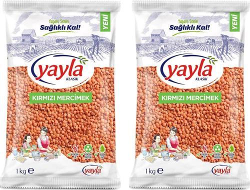 Kırmızı Mercimek 1 kg x 2'li Paket
