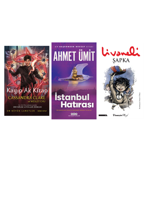 Kayıp Ak Kitap... +2 Adet Edebiyat Kitabı