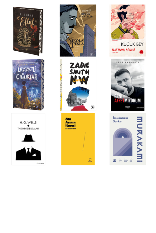 Eflâl 2 (Ciltli)... +8 Adet Edebiyat Kitabı