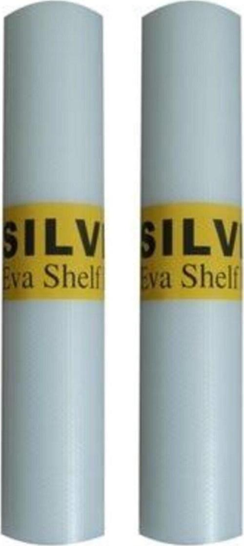  Sılver Eva Kaymaz 45cm X 10 Metre Şeffaf Kaymaz Raf Dolap Içi Ve Çekmece Içi Örtüsü