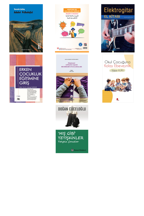 Adalet Psikolojisi... +6 Adet Eğitim Kitabı