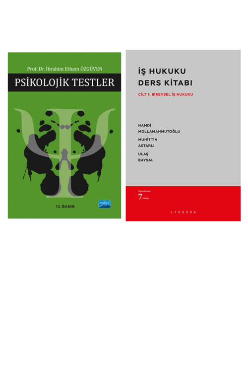 Psikolojik Testler... +1 Adet Eğitim Kitabı