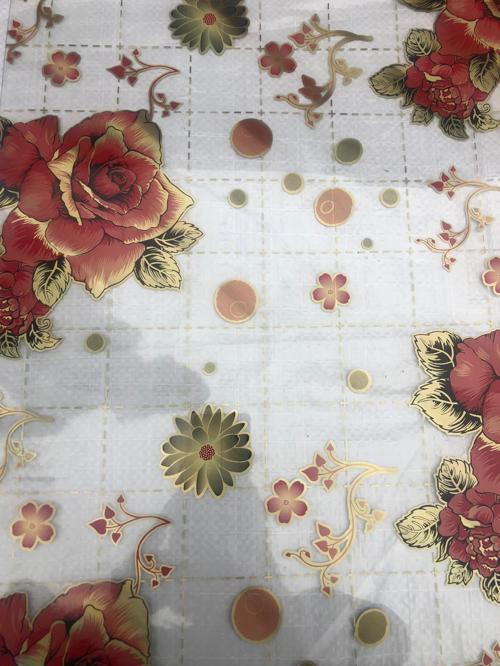 ŞEFAF DESENLİ Masa Örtüsü 70cm X 170cm 1.8mm Pvc Masa Örtüsü Desenli Koruyuc