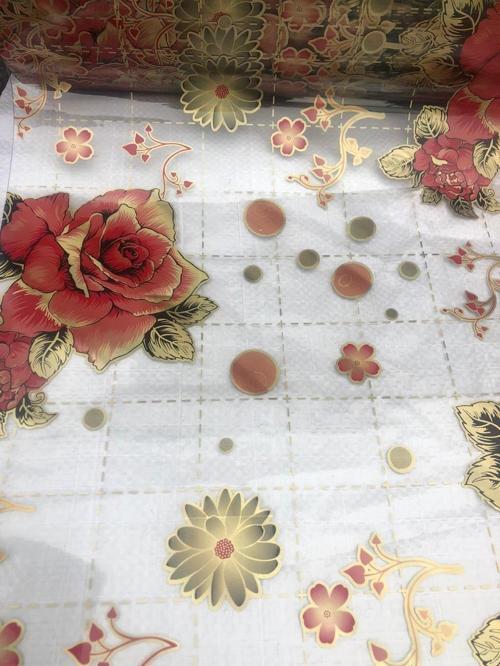 ŞEFAF DESENLİ Masa Örtüsü 70cm X 180cm 1.8mm Pvc Masa Örtüsü Desenli Koruyuc