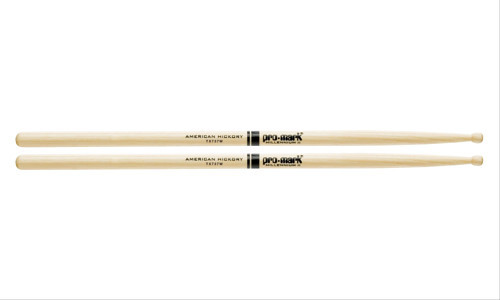 Promark TX737W 737 Hickory Wood Tip Baget | Amerikan Hickory Ağacı - İnce ve Hafif - Ahşap Uç
