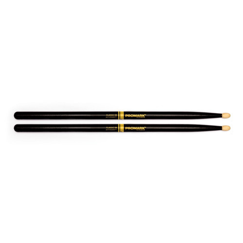 Promark TX5BW-AG ActiveGrip 5B Wood Tip Baget | Isıya Duyarlı Grip - Kaydırmaz - Amerikan Hickory Ağacı