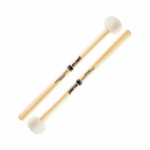 Promark PSMB4 Performer Marching Bass Mallet | Bando Davulu - Keçe Başlık - Dayanıklı Sap