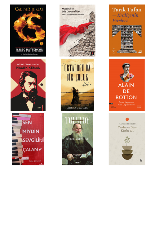Cadı Ve Sihirbaz (Ciltli)... +8 Adet Edebiyat Kitabı