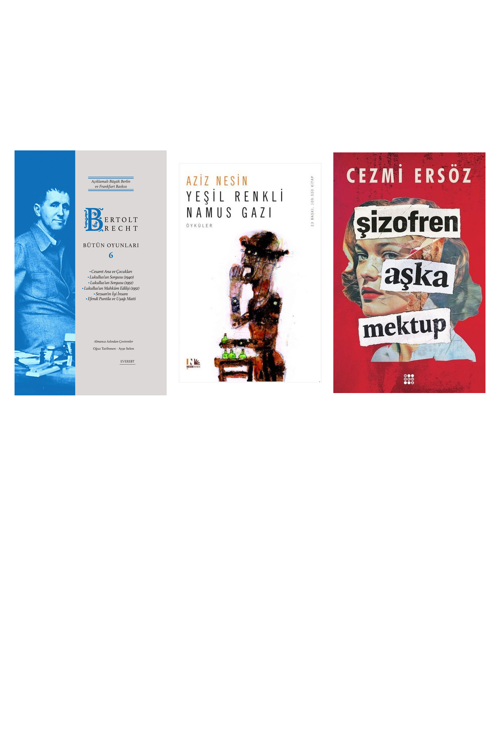 Bertolt Brecht - Bütün Oyunları 6 (Ciltli)... +2 Adet Edebiyat Kitabı