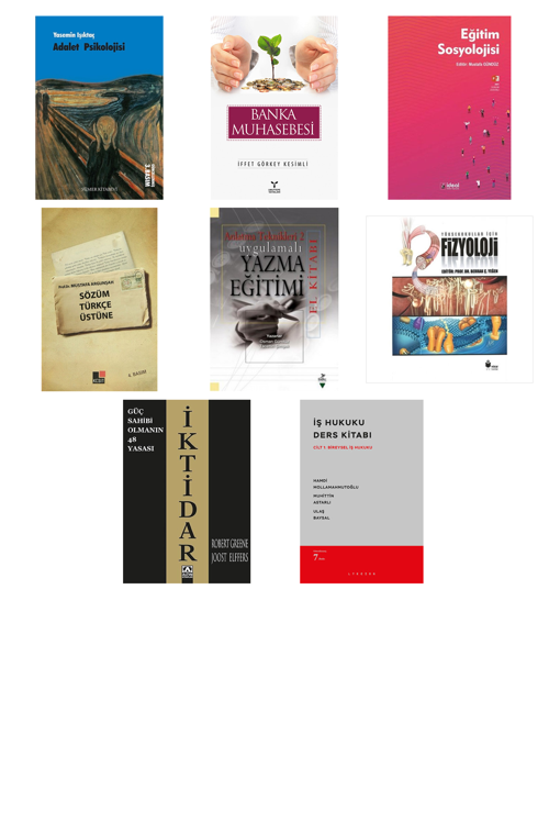 Adalet Psikolojisi... +7 Adet Eğitim Kitabı