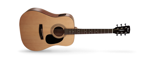 Cort AD810E-OPW Elektro Akustik Gitar | Çantalı Open Pore - Walnut